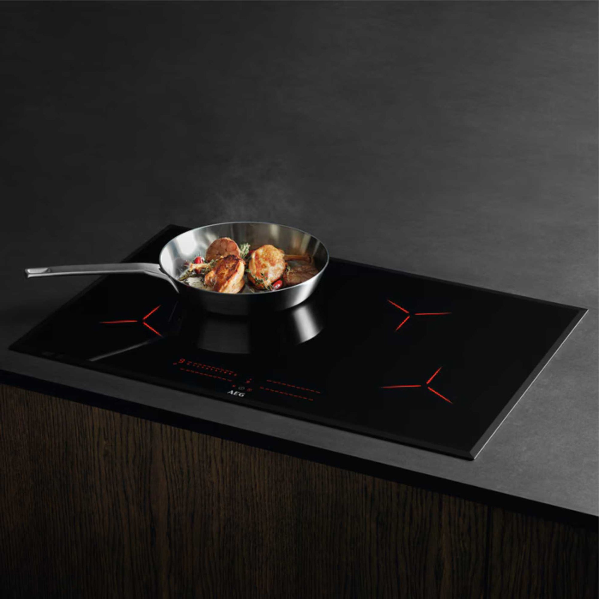 AEG IPE84531FB 80cm 4-Zone Induction Hob With Hob2Hood Technology
