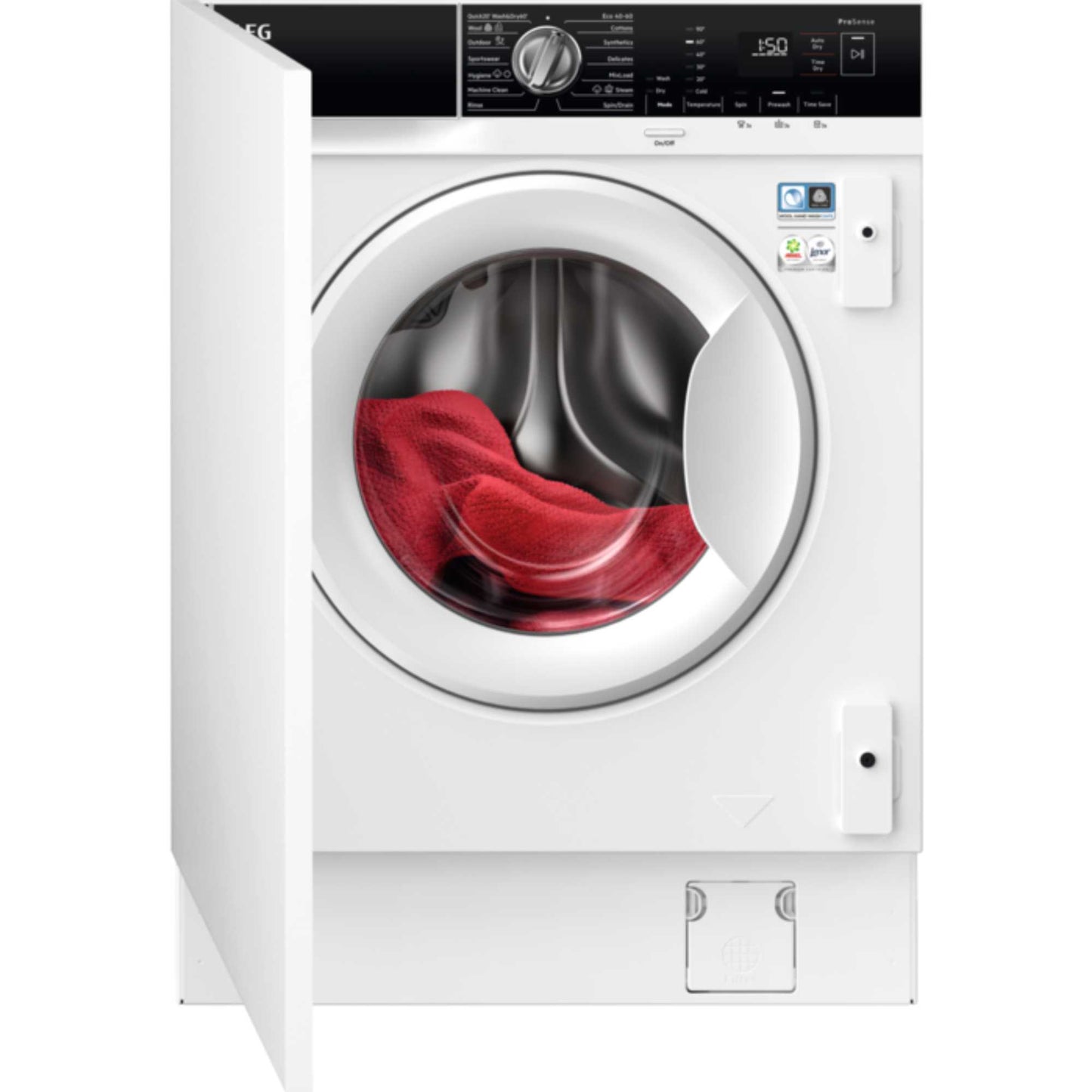AEG 7000 ProSteam 7kg Wash 4kg Dry 1600rpm Built-In Washer Dryer - L7WE74634BI