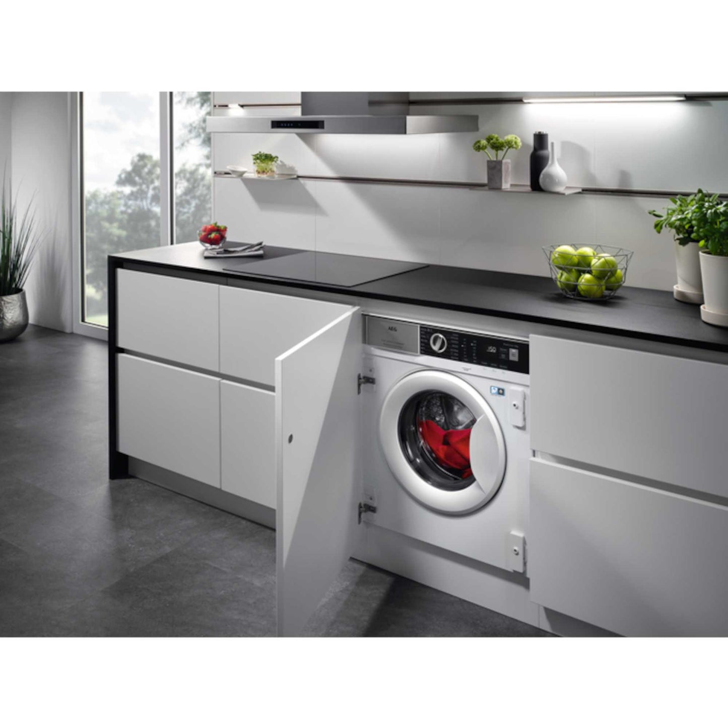 AEG LF7E7431BI Integrated ProSteam 1400 rpm 7kg Washing Machine