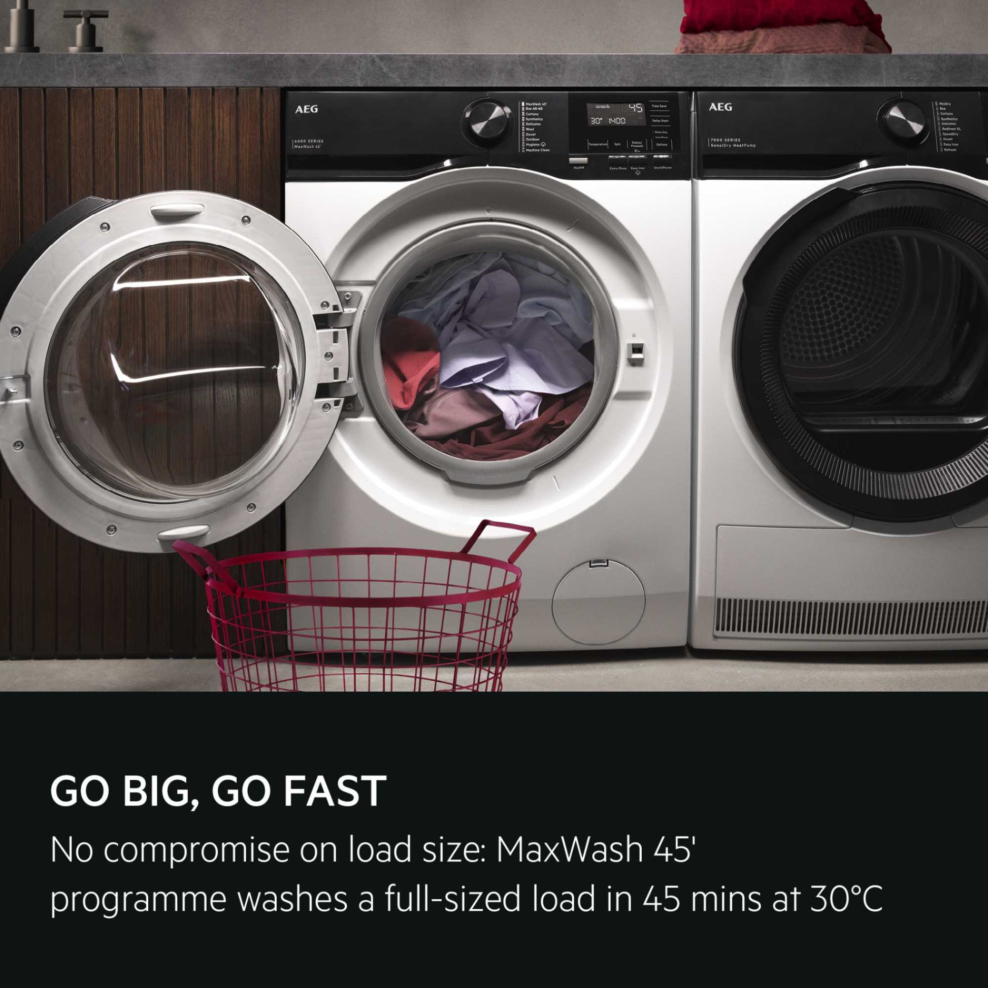 AEG Series 6000 8kg 1400rpm Washing Machine - LFED61844B