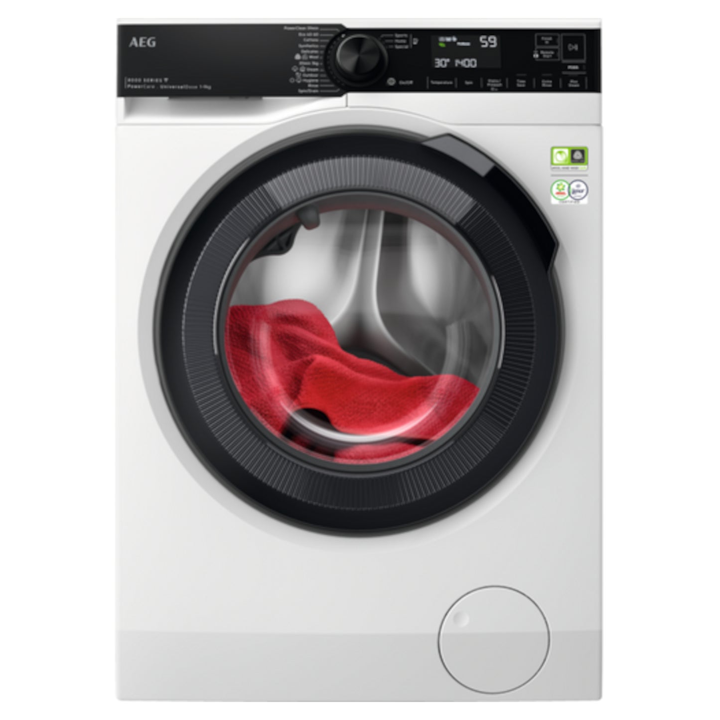 AEG 8000 Series PowerCare 9kg 1400rpm Washing Machine - LFR84946UC