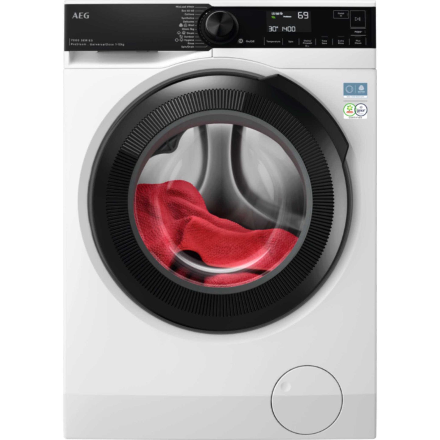 AEG 7000 Series ProSteam UniversalDose 10kg 1400rpm Washing Machine - LFSR74144UD
