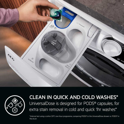 AEG 7000 Series ProSteam UniversalDose 10kg 1400rpm Washing Machine - LFSR74144UD