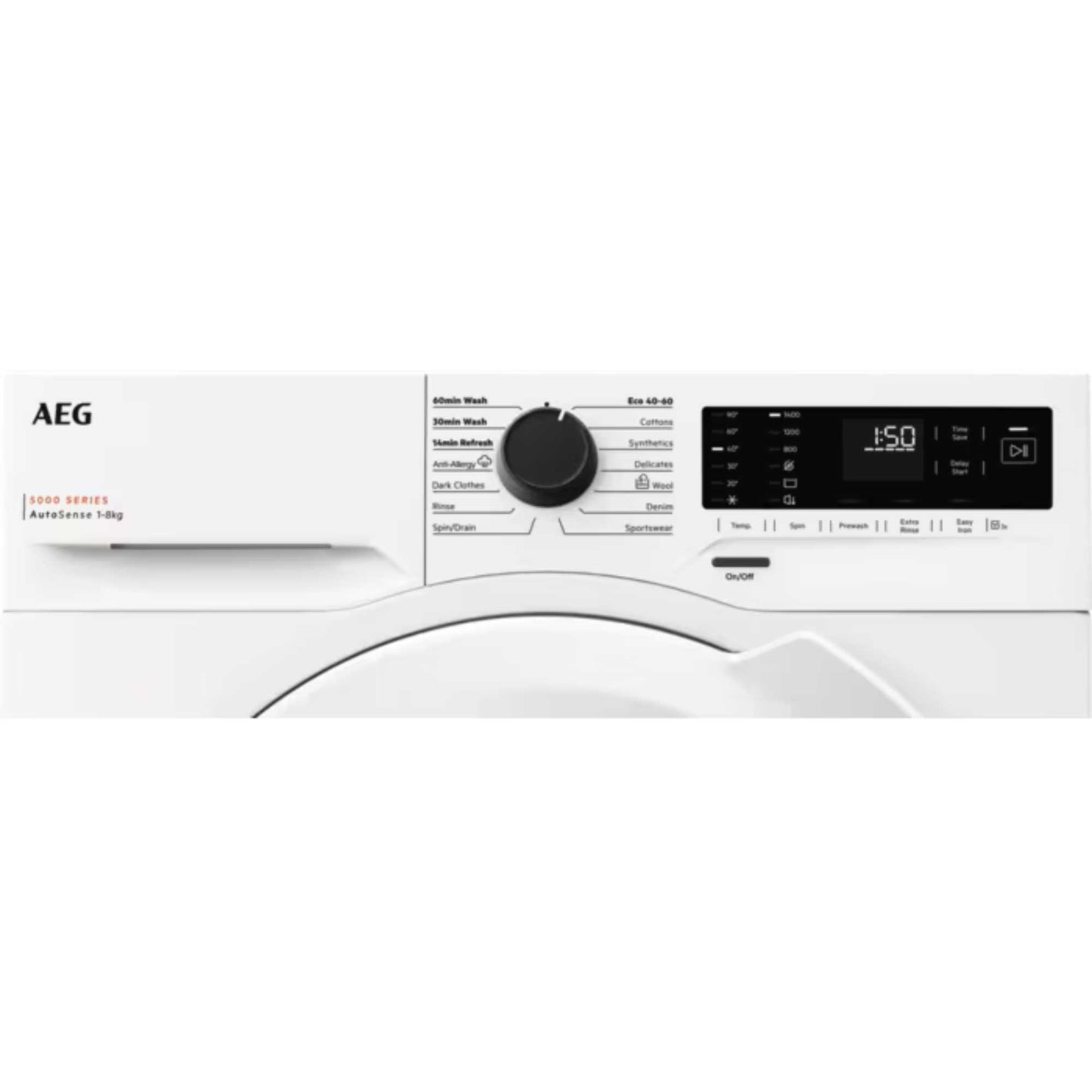 AEG 5000 Series 8kg 1400rpm Washing Machine - LFX50842B