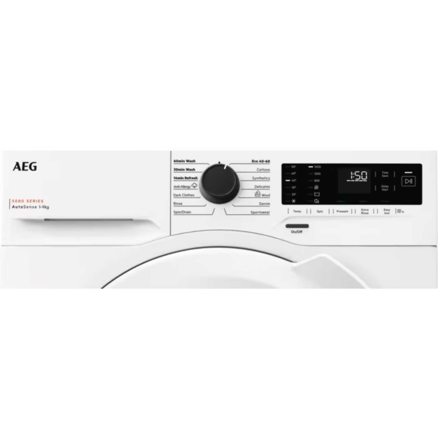AEG 5000 Series 9kg 1400rpm Washing Machine - LFX50942B