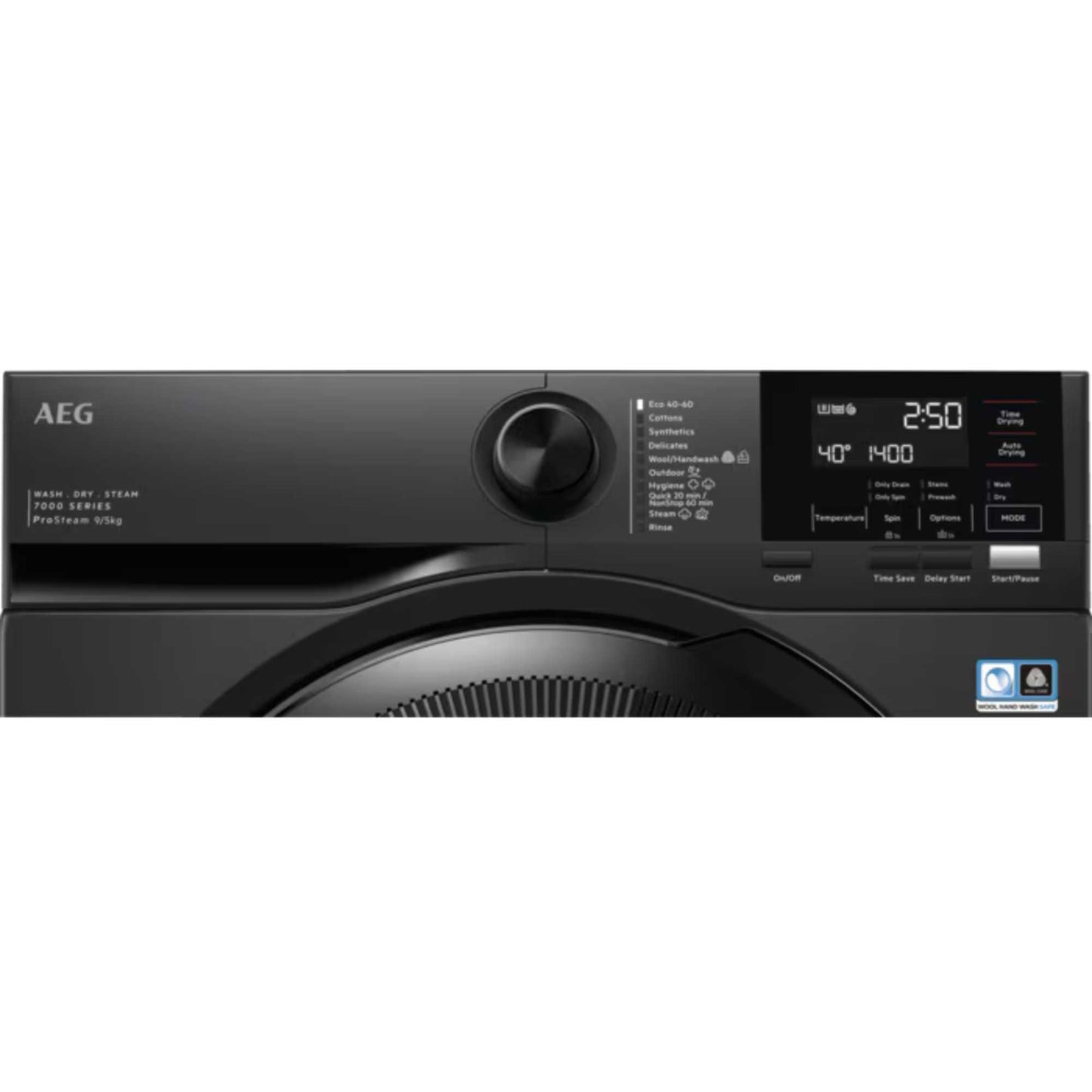 AEG 7000 ProSteam 9kg Wash 5kg Dry 1600rpm Washer Dryer - LWR7196U4B