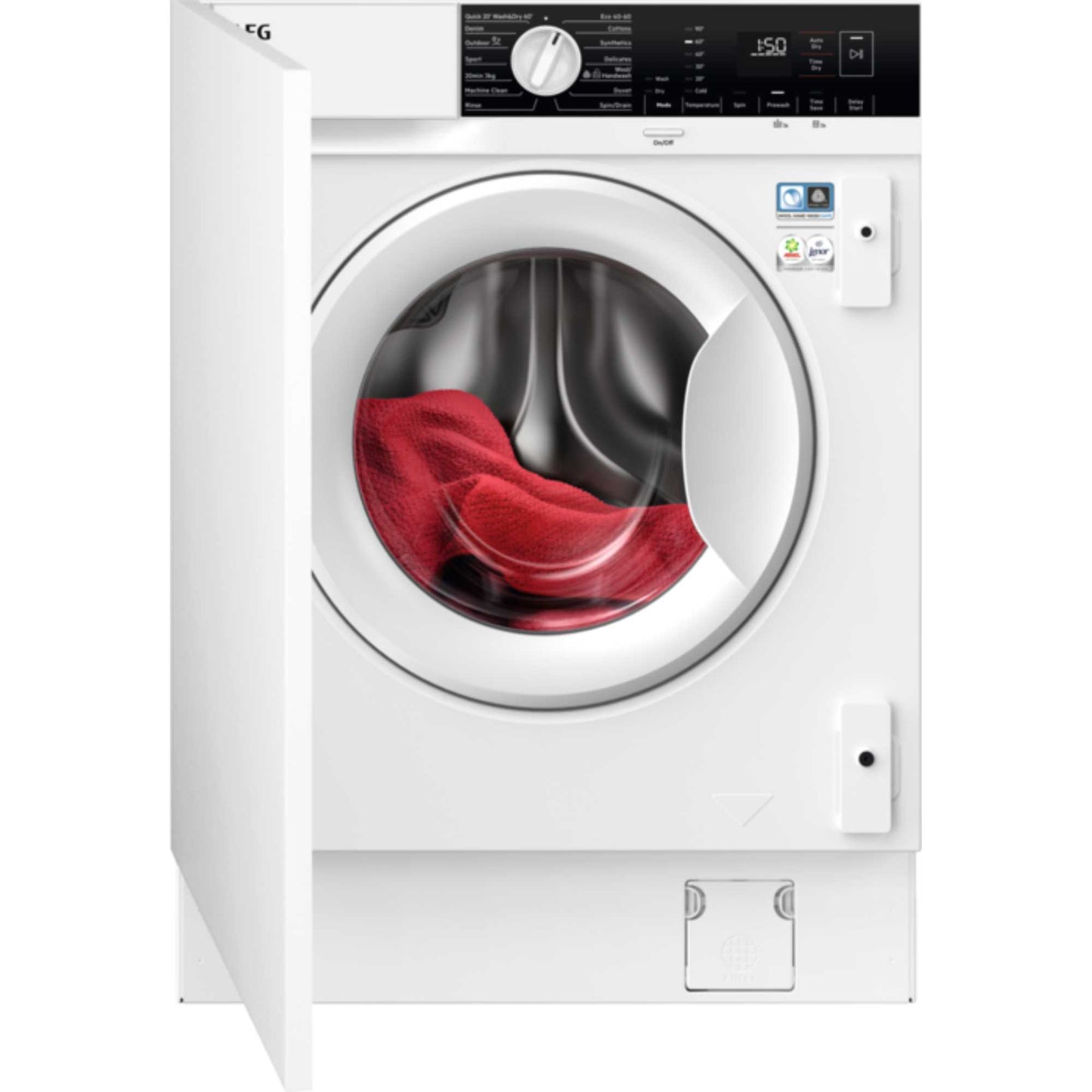 AEG 7kg Wash 4kg Dry 1600rpm Built-In Washer Dryer - LX6WG74634BI
