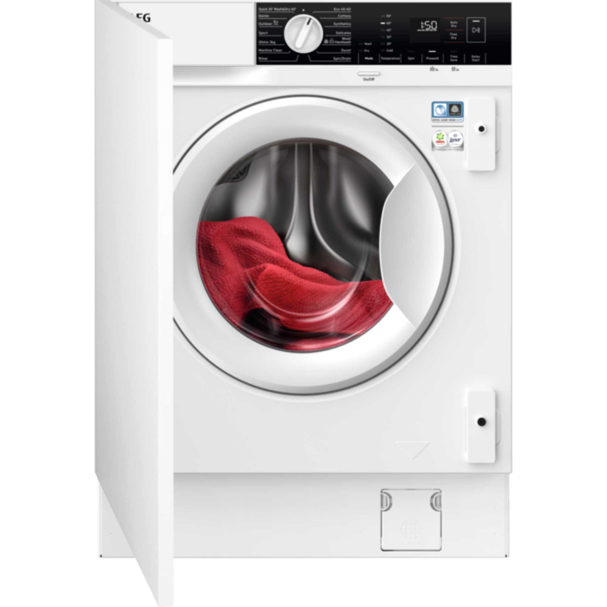 AEG 7kg Wash 4kg Dry 1600rpm Built-In Washer Dryer - LX6WG74634BI