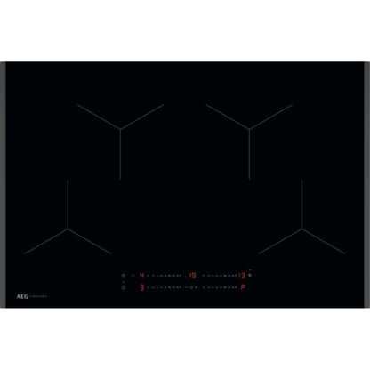 AEG SO84IA00FB 78cm 4 Zone Induction Hob - Black