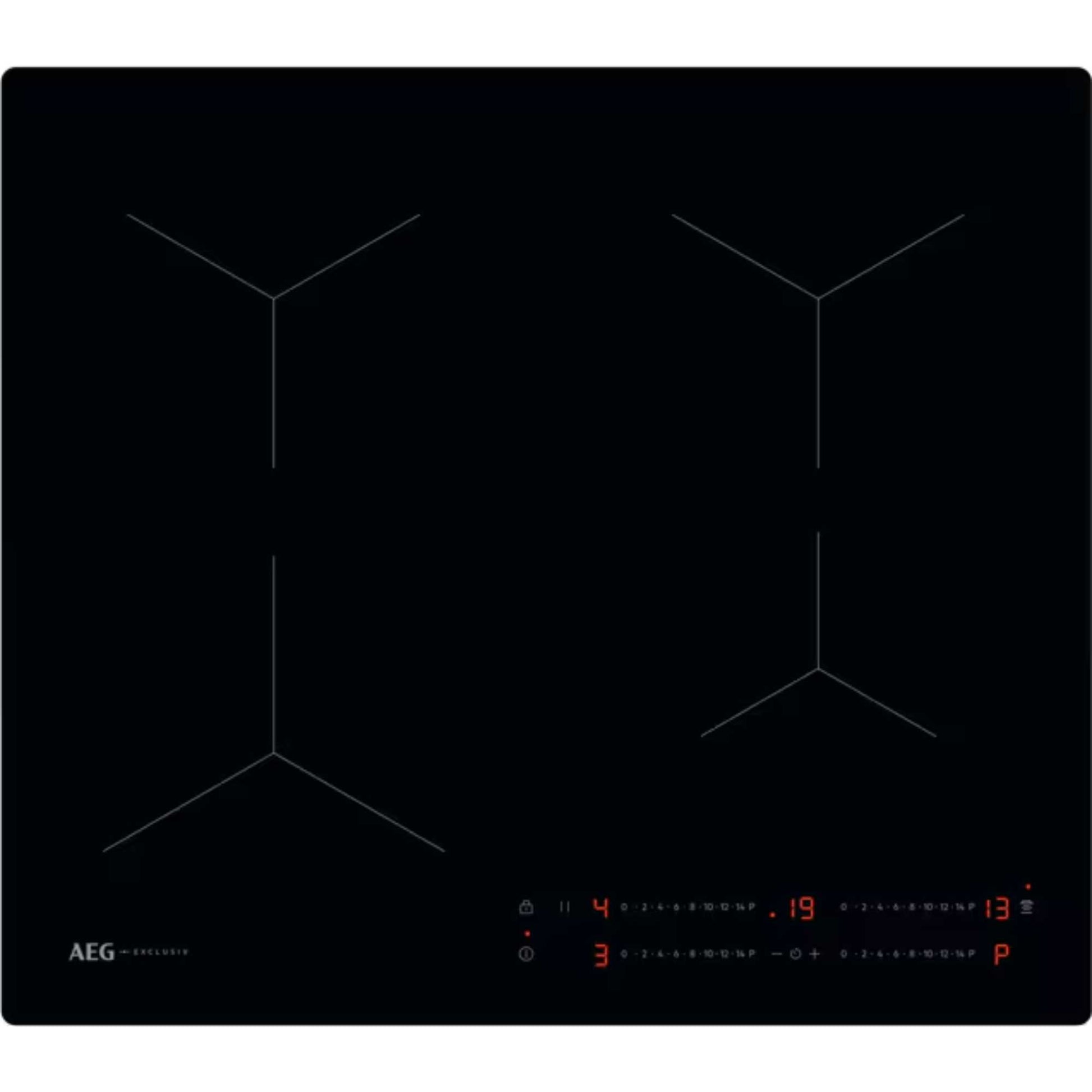AEG TO64IA00CB 58cm 4 Zone Induction Hob - Black
