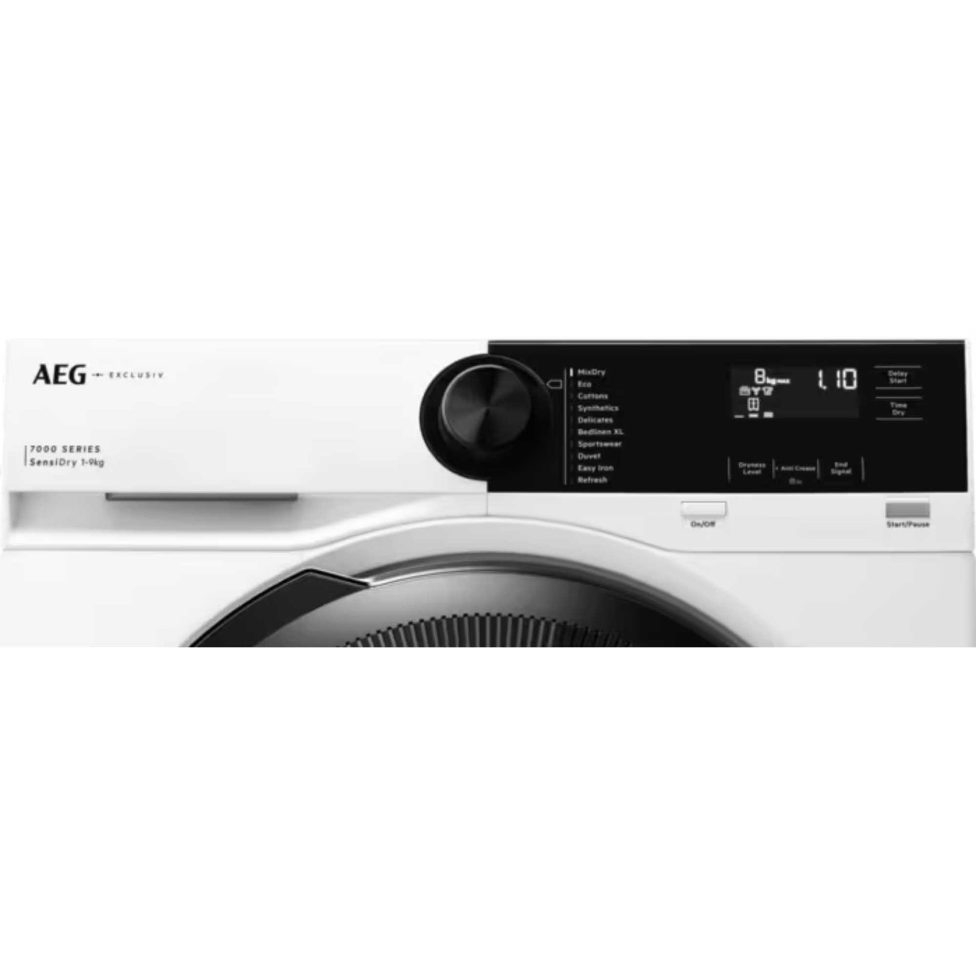 AEG 7000 SensiDry 9kg Heat Pump Tumble Dryer - TR729A4B