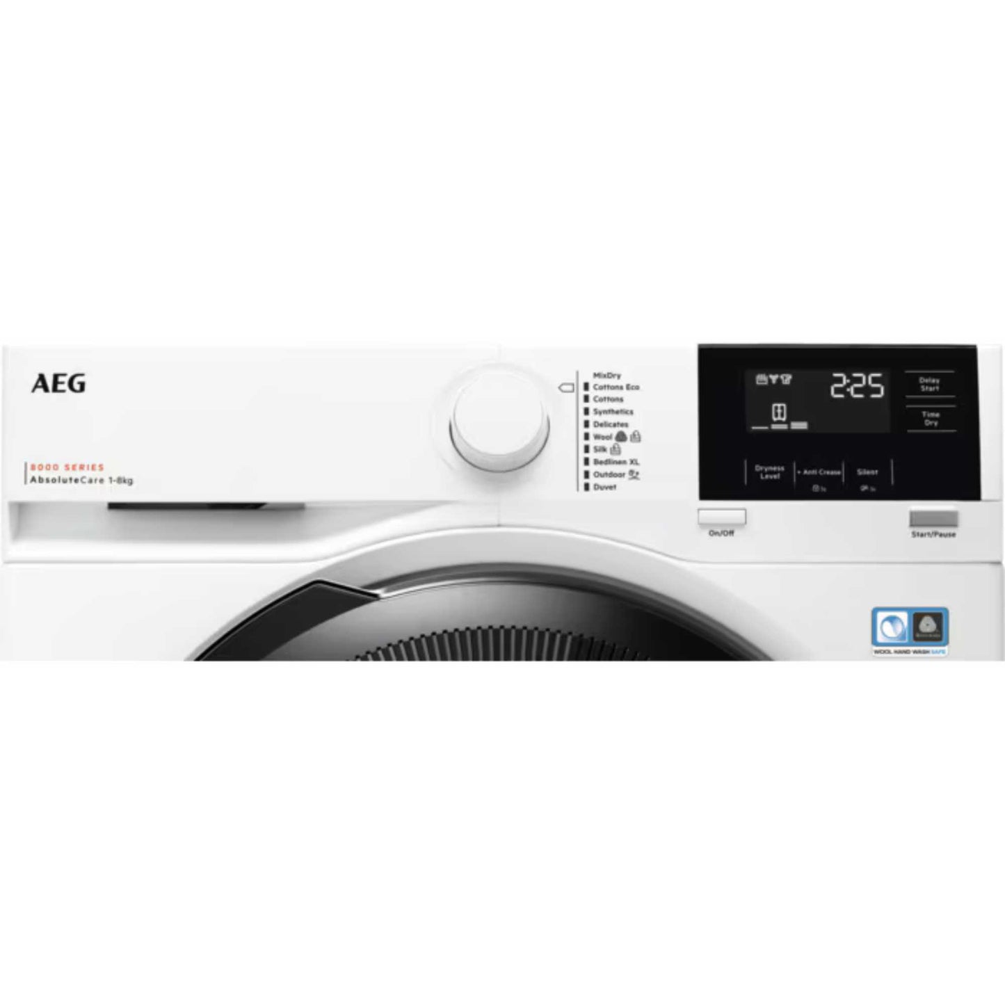 AEG 8000 AbsoluteCare 8kg Heat Pump Tumble Dryer - TR818P4B