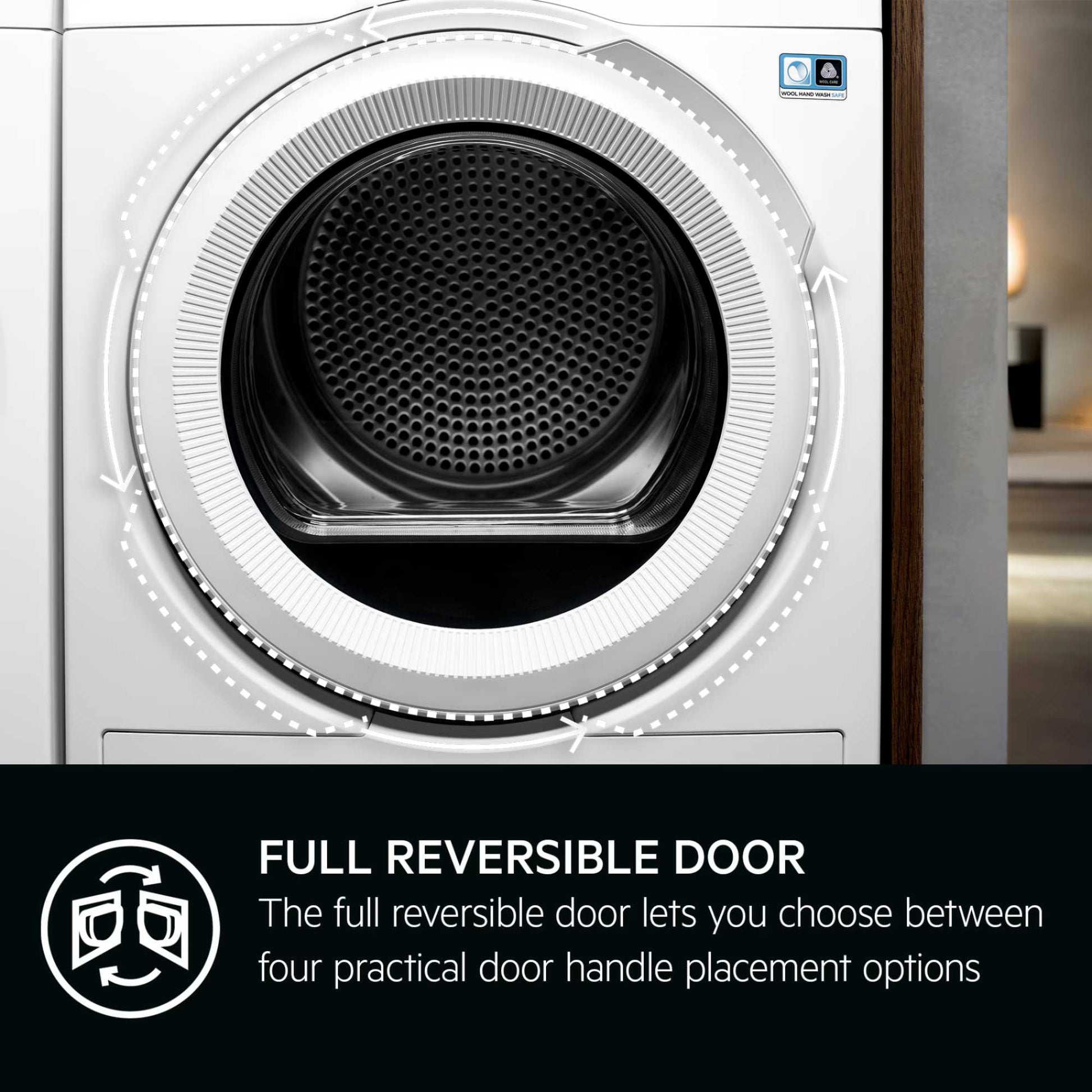 AEG 8000 AbsoluteCare 8kg Heat Pump Tumble Dryer - TR818P4B