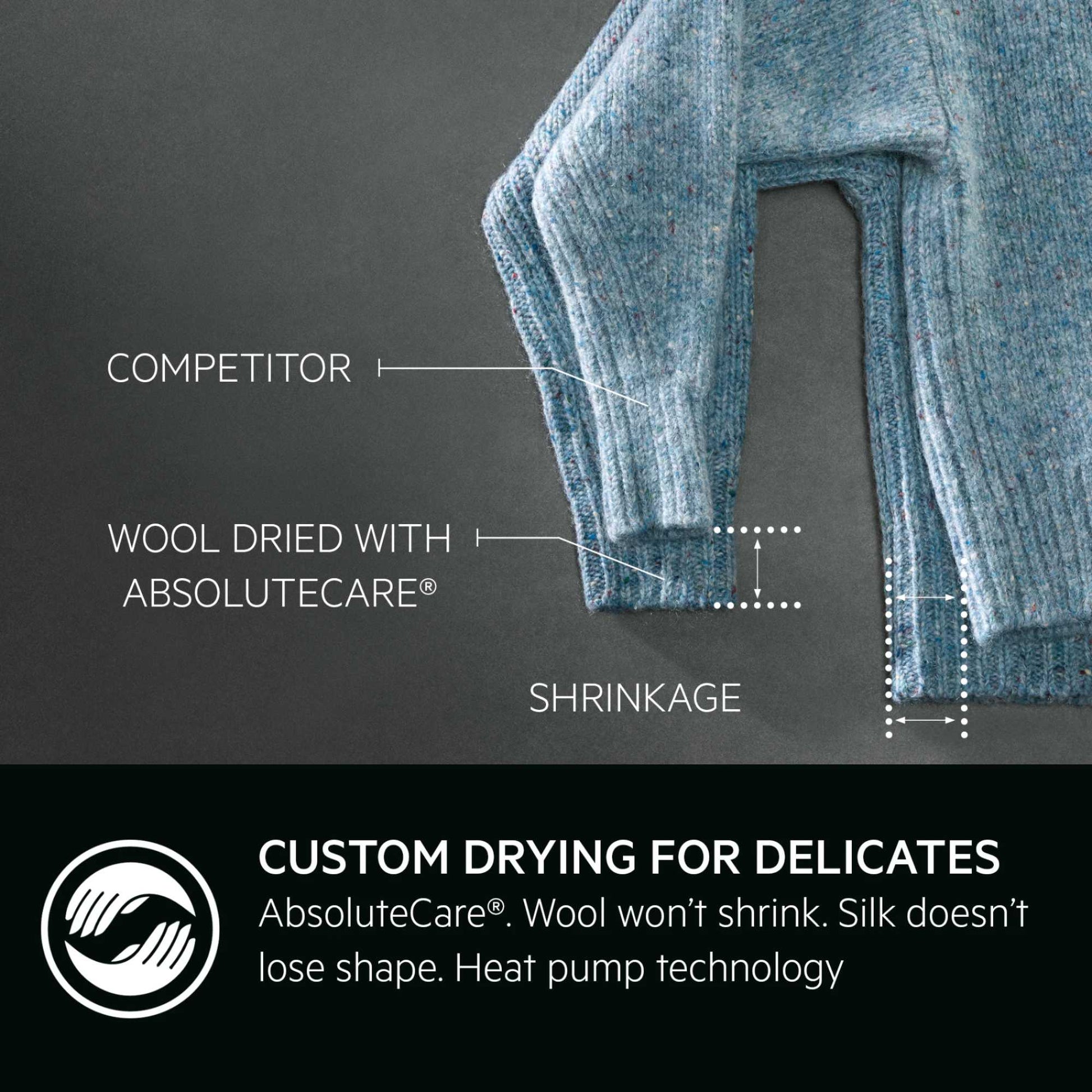AEG 8000 AbsoluteCare 8kg Heat Pump Tumble Dryer - TR818P4B