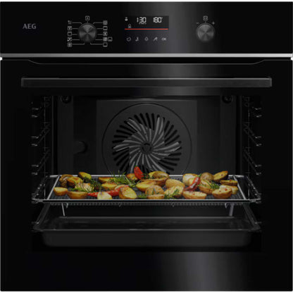 AEG TS6PB521AB 6000 SenseCook Pyrolytic Self Clean Built-in Oven