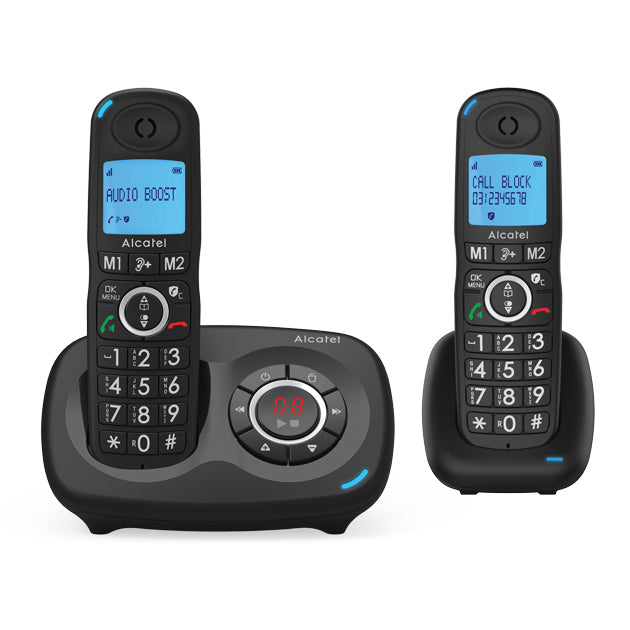 XL595 DECT PHONE WITH ANSWER MACHINE TWIN