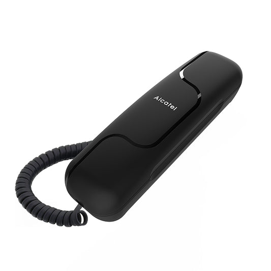 T06 Compact Corded Phone Black