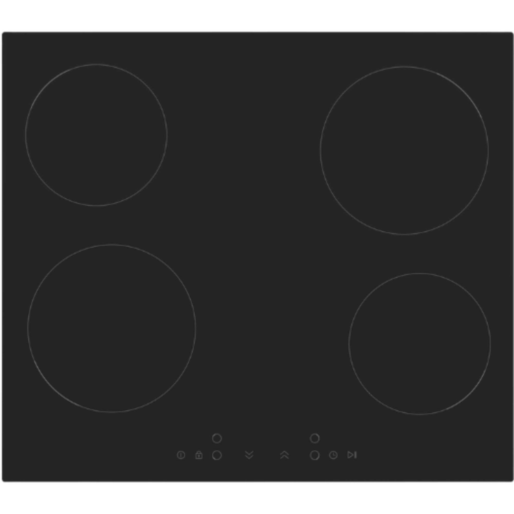 Altimo ABCH602 4 Zone Sealed Plate Ceramic Hob - Black