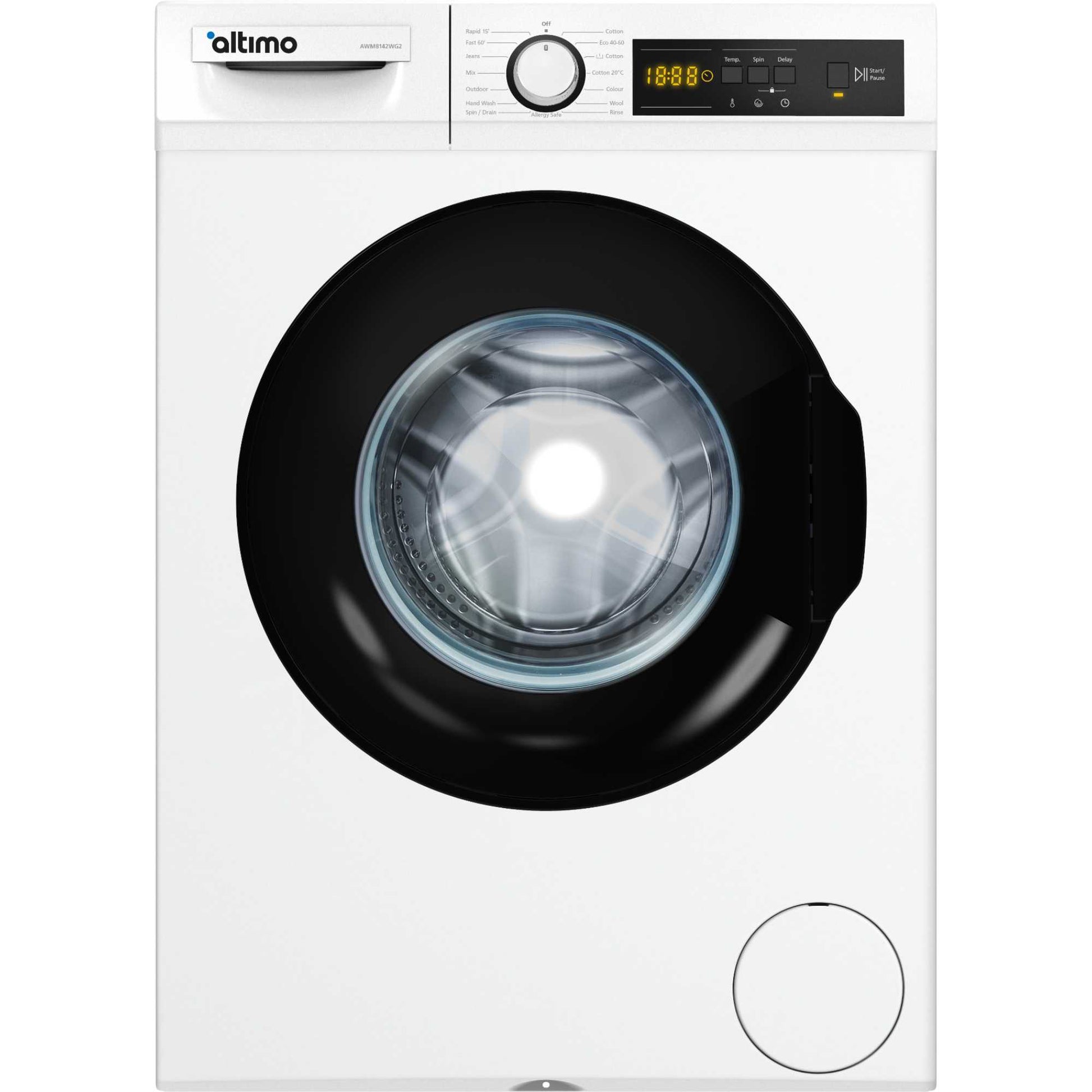 Altimo 8kg 1400rpm Washing Machine - AWM8142WG2