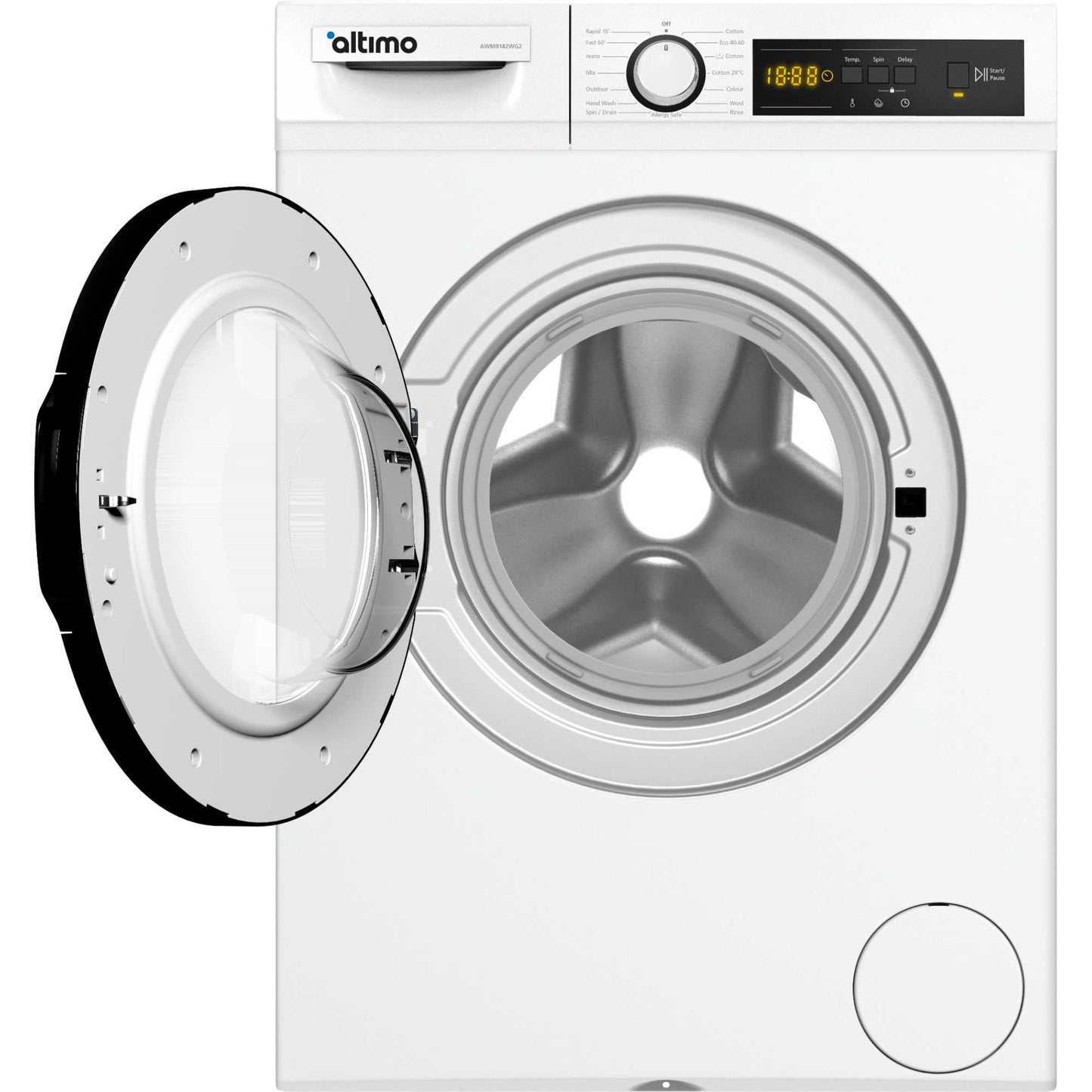 Altimo 8kg 1400rpm Washing Machine - AWM8142WG2