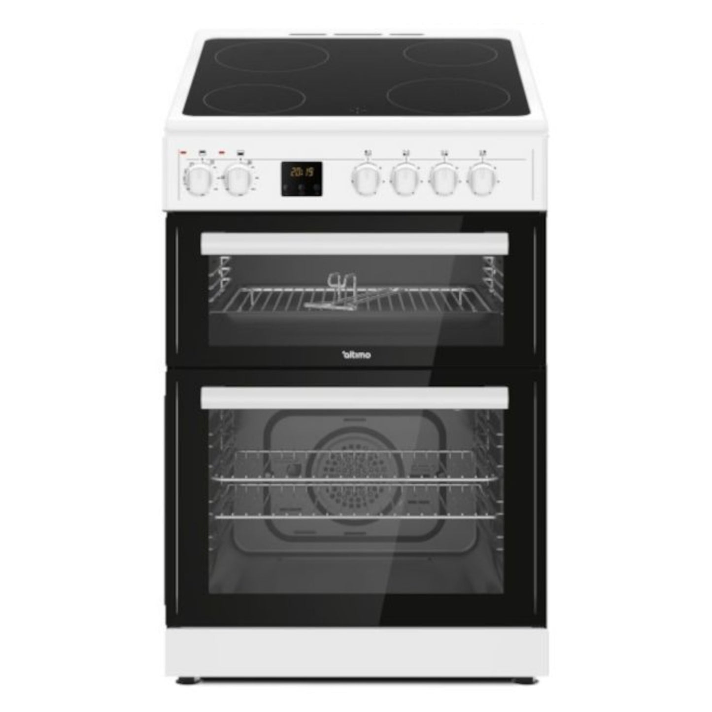 Altimo 60cm Electric Double Oven Cooker - CEDC602W