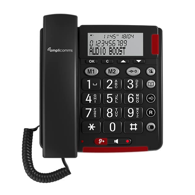 BIG BUTTON 48 PLUS CG2 CORDED TELEPHONE BLACK