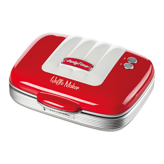 Retro Waffle Maker Red