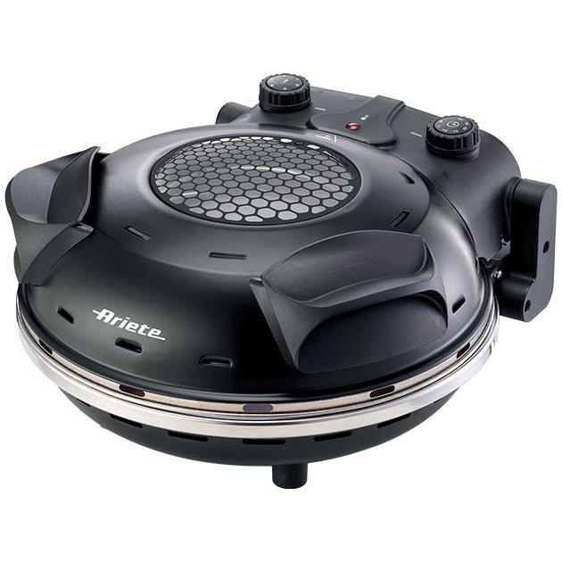 32CM SINGLE PIZZA OVEN WITH VIEWING WINDOW BLACK