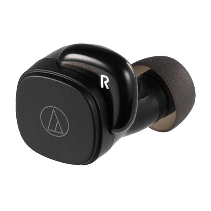 Audio Technica ATH-SQ1TWBK Bluetooth Wireless Earbuds - Black
