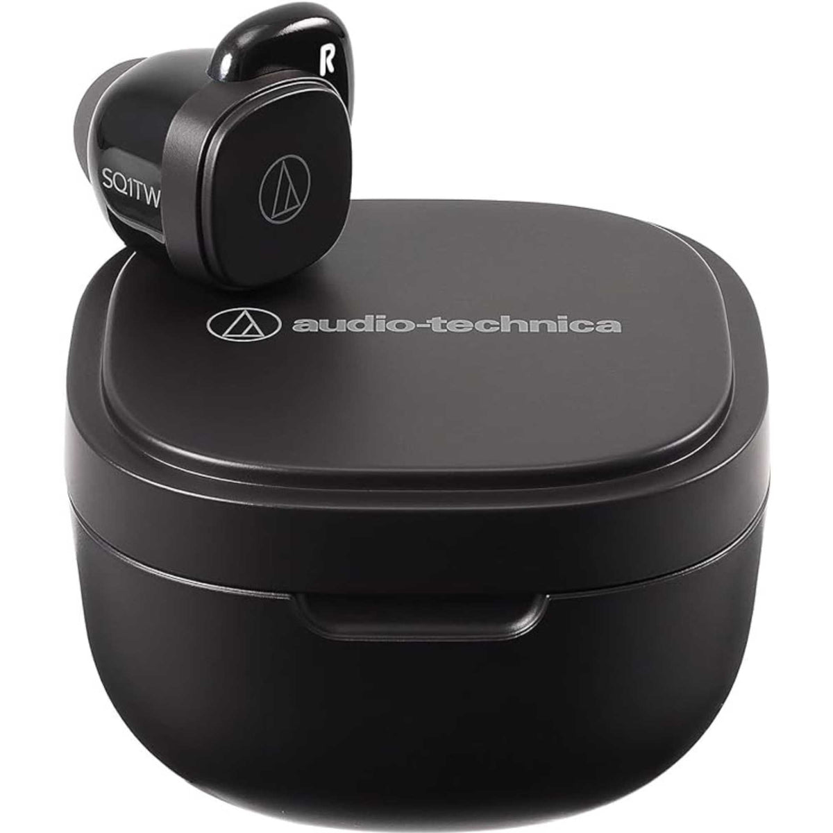 Audio Technica ATH-SQ1TWBK Bluetooth Wireless Earbuds - Black
