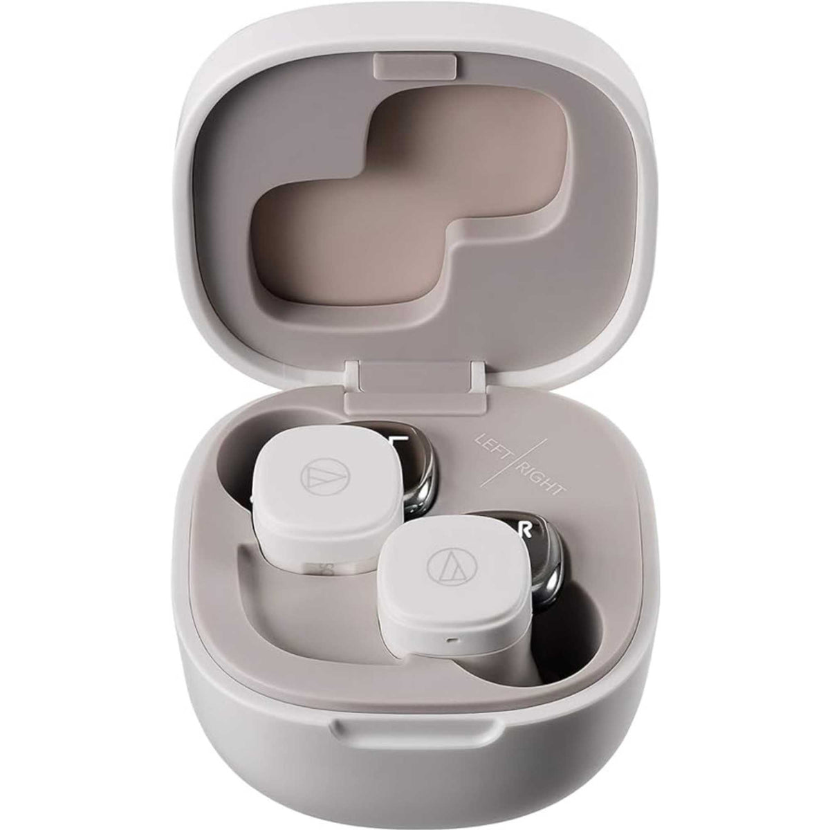 Audio Technica ATH-SQ1TWWH Bluetooth Wireless Earbuds - White