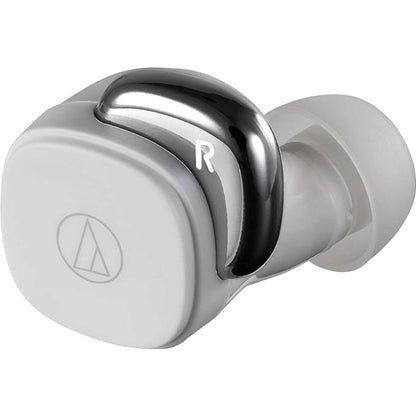 Audio Technica ATH-SQ1TWWH Bluetooth Wireless Earbuds - White