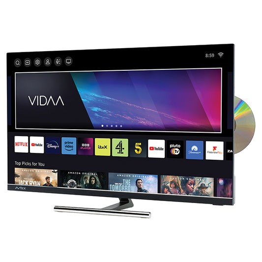 (DNO) 21.5Inch VIDAA SMART LED TV 12/24/240VOLT W DVD