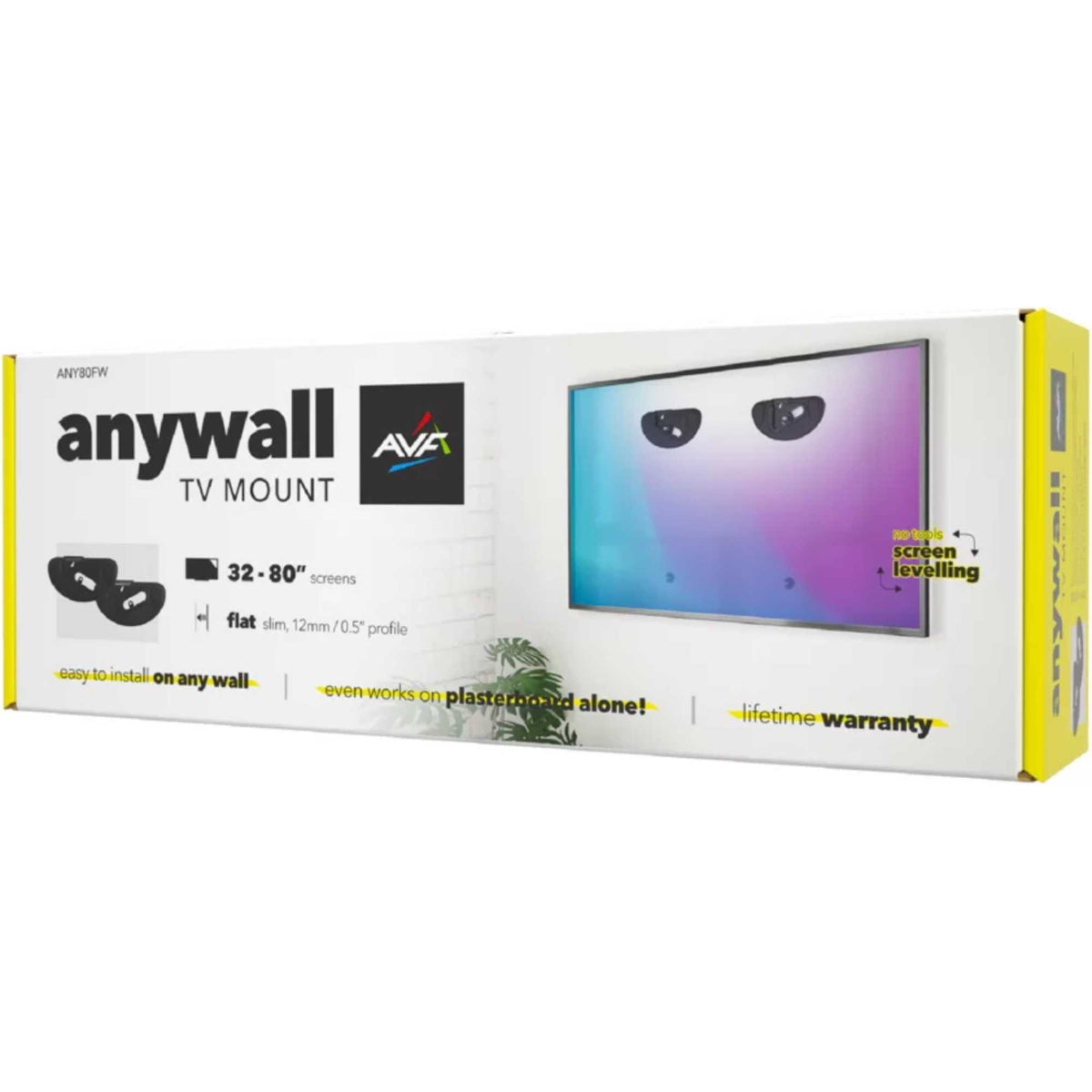 AVF ANY80FW Low Profile Any Wall TV Mount