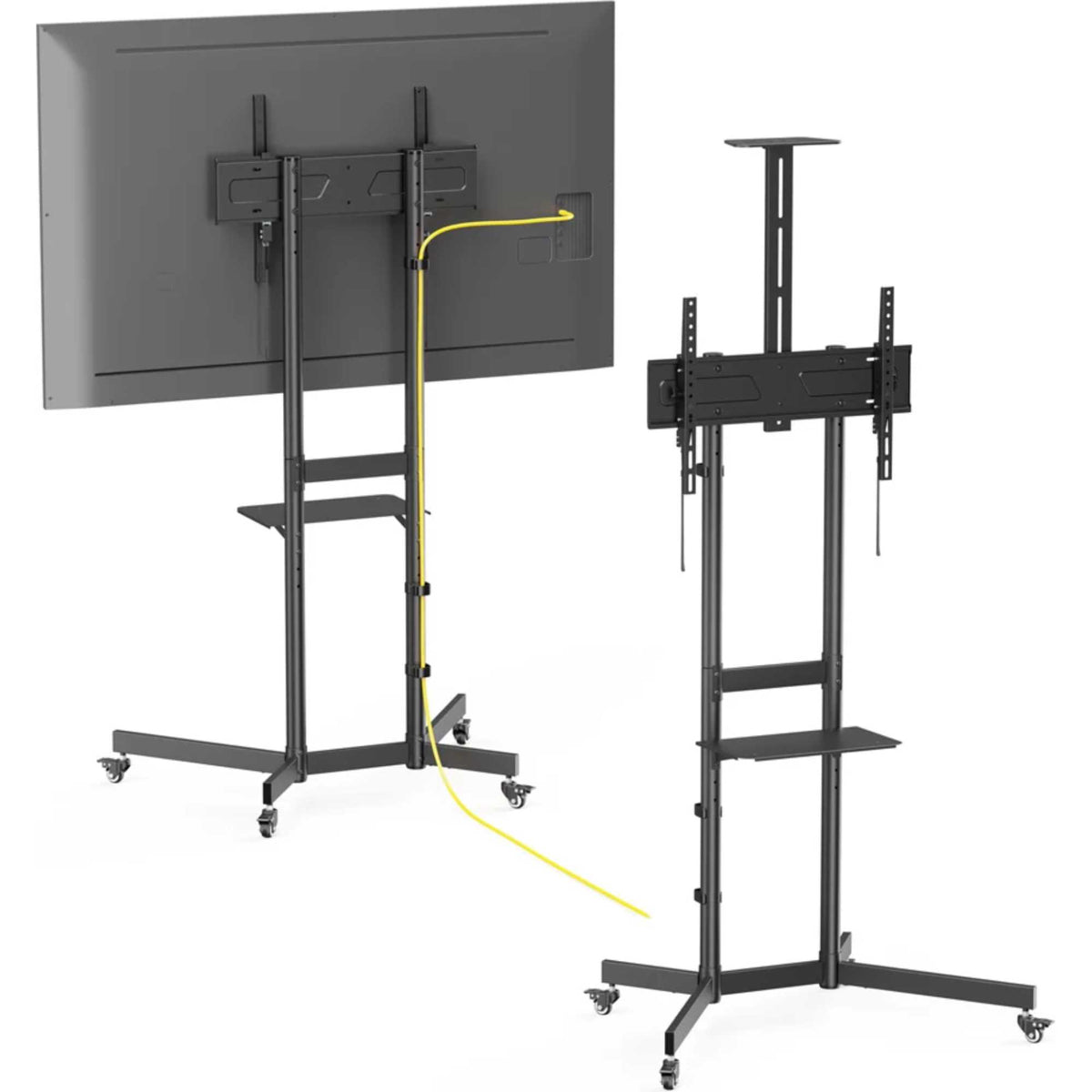 AVF APTC6100 PRO Height Adjustable Mobile TV Cart - For TVs 37 70 and 70kg