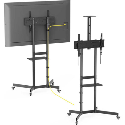 AVF APTC6100 PRO Height Adjustable Mobile TV Cart - For TVs 37 70 and 70kg