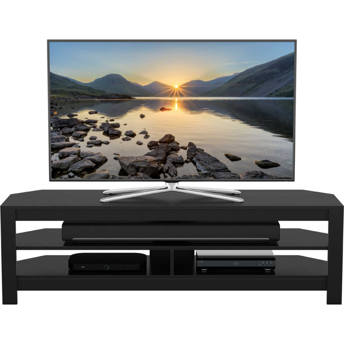 AVF CA140BO 1.4 TV Stand TV's Up To 65" - Black Oak