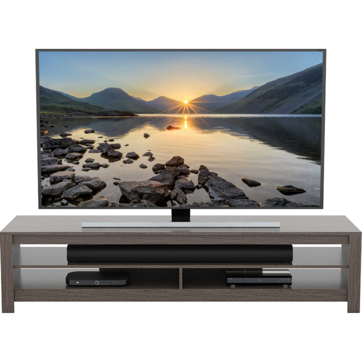 AVF CA180RGRE Calibre 1.8m TV Stand Up To 85" - Grey Oak