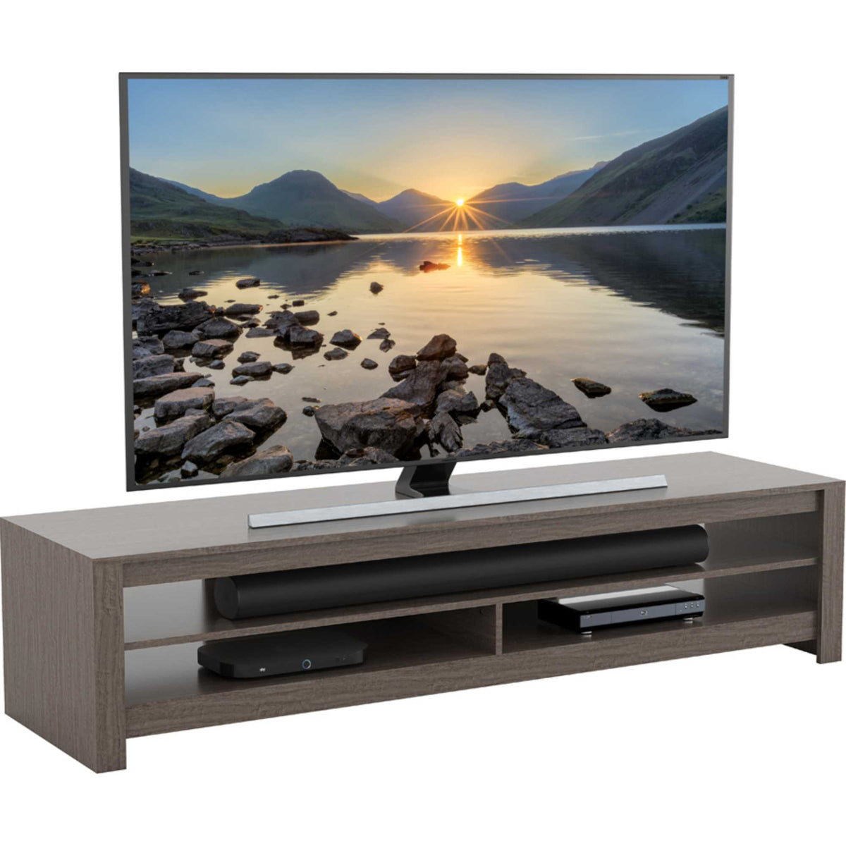 AVF CA180RGRE Calibre 1.8m TV Stand Up To 85" - Grey Oak