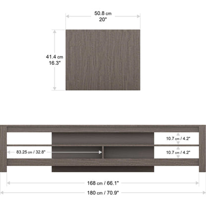 AVF CA180RGRE Calibre 1.8m TV Stand Up To 85" - Grey Oak