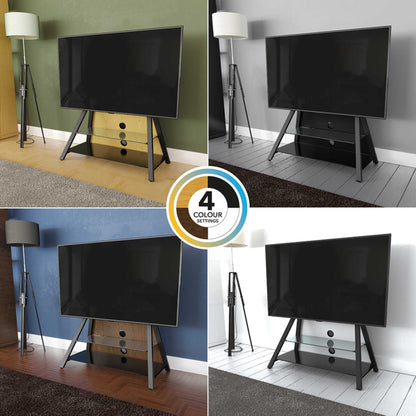 AVF EASL925A Easel TV Stand with TV Mount 37-65" - 4 Colour Settings