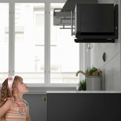 AVF EM60B Universal Microwave Bracket - Black