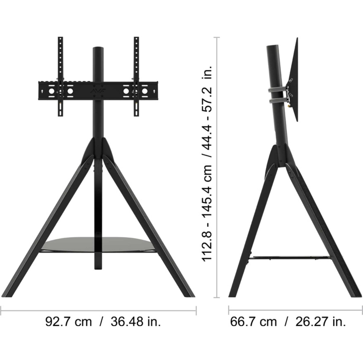 AVF FSL1000HOXBB Hoxton Freestanding Tripod TV Stand - Black