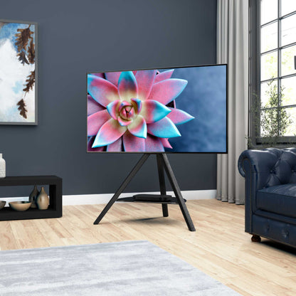 AVF FSL1000HOXBB Hoxton Freestanding Tripod TV Stand - Black