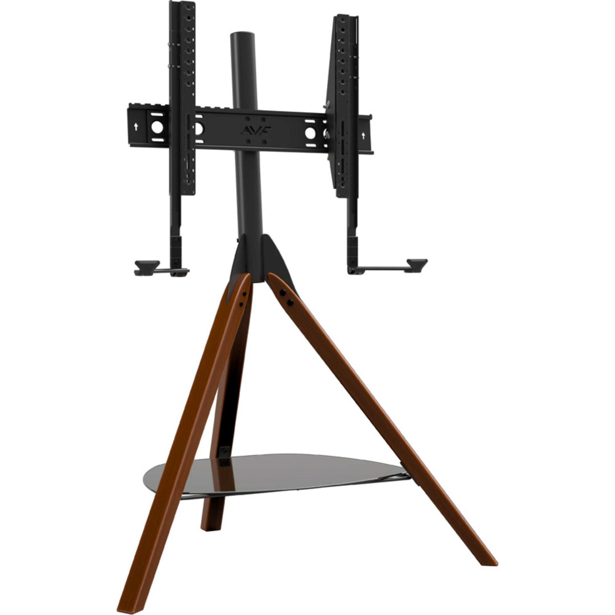 AVF FSLK1001HOXDWB Hoxton Sound Tripod TV & Soundbar Stand 32-70" - Dark Wood