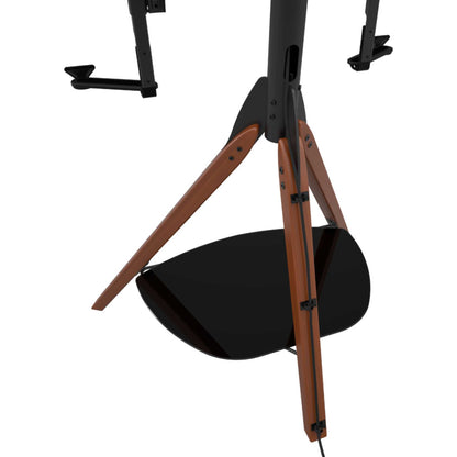 AVF FSLK1001HOXDWB Hoxton Sound Tripod TV & Soundbar Stand 32-70" - Dark Wood