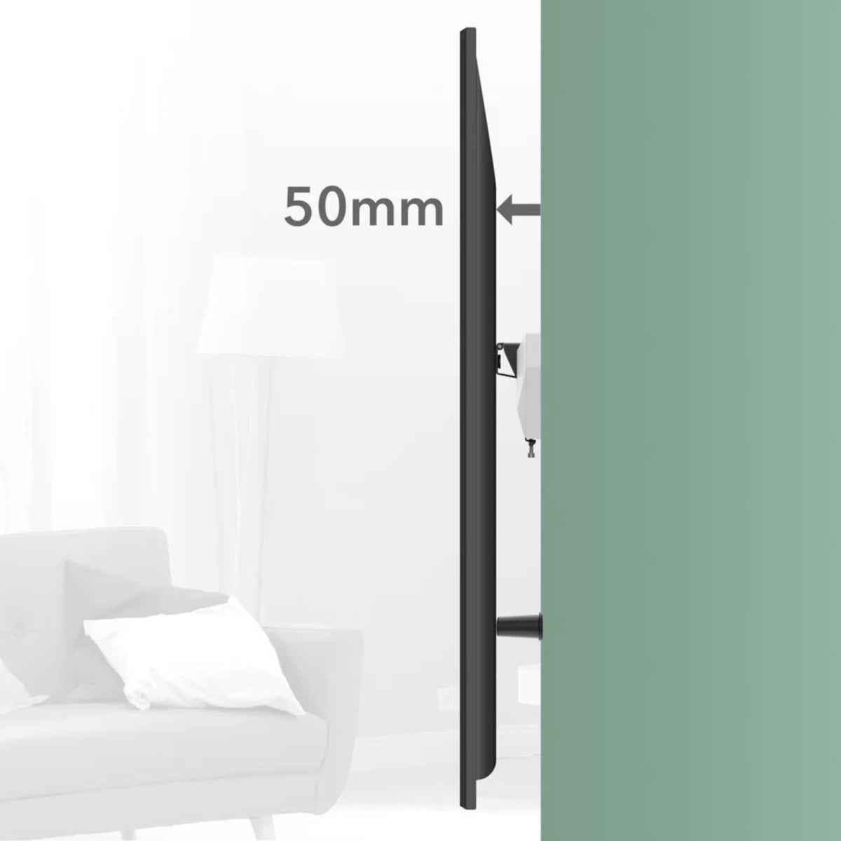 AVF ZML8750 Flat to Wall Premium Any Wall TV Mount