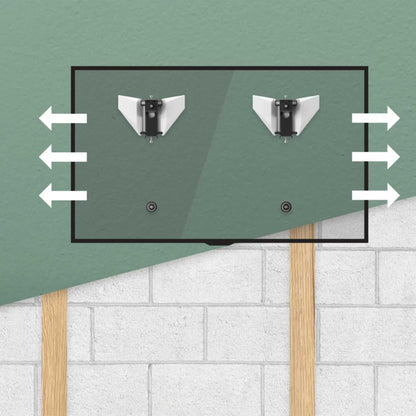 AVF ZML8750 Flat to Wall Premium Any Wall TV Mount