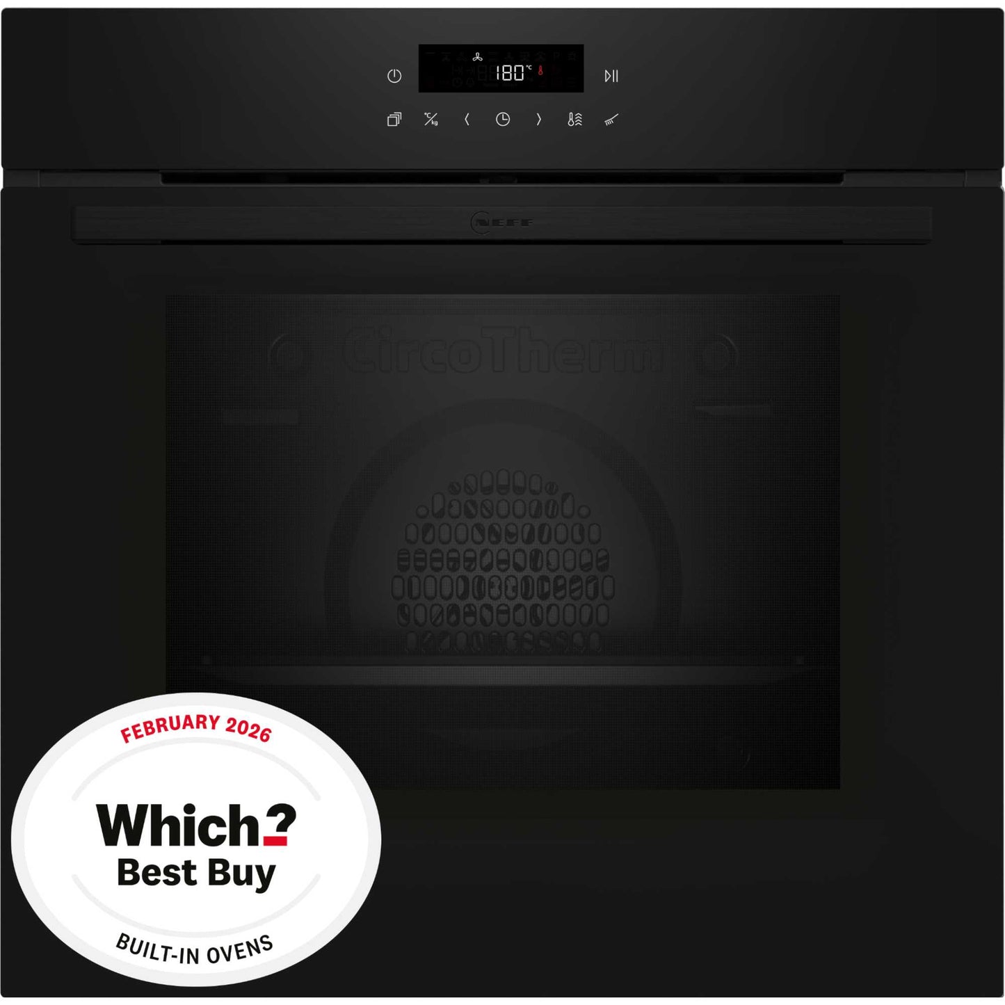 NEFF N 30 B2CCJ7AK0B Built-In Single Oven - Black