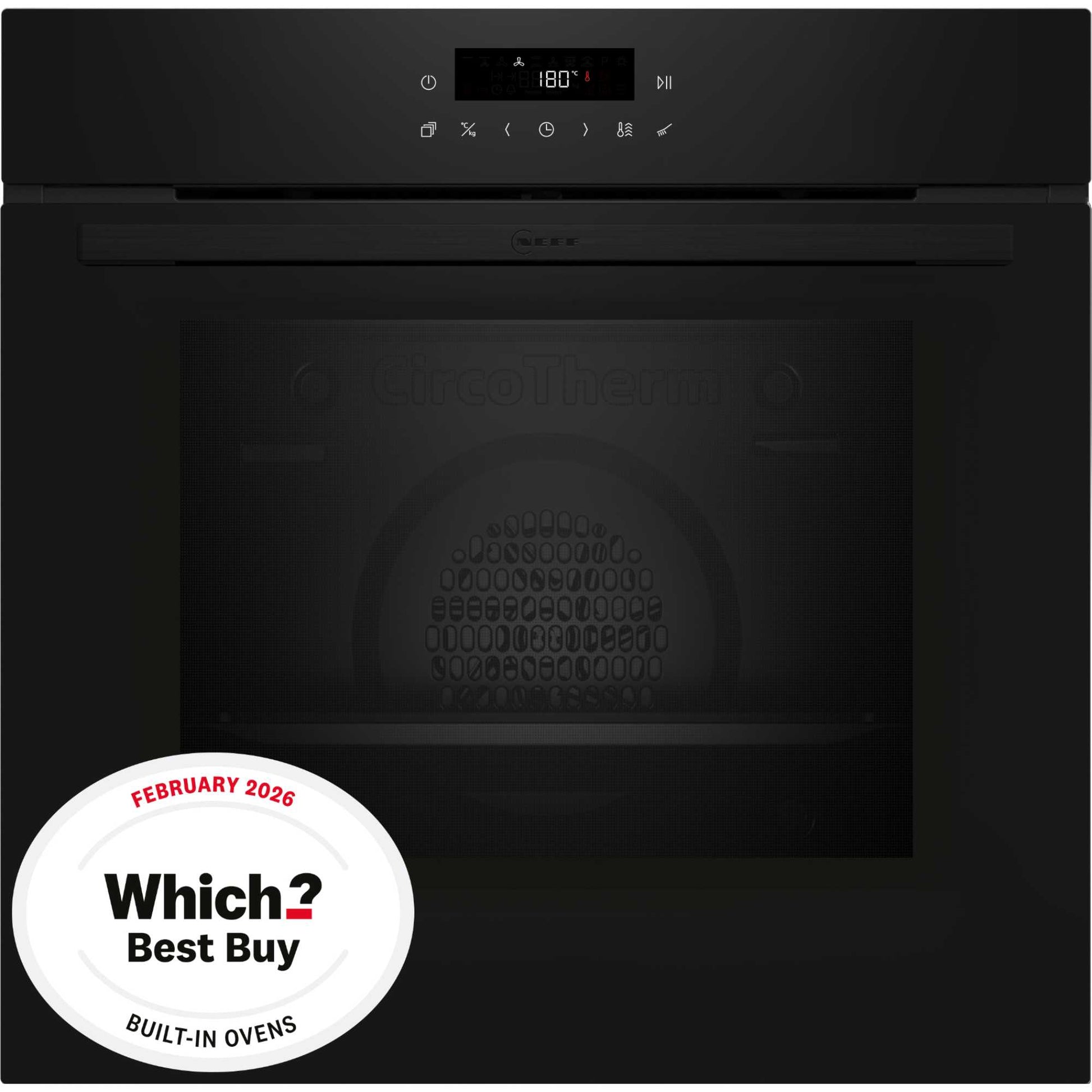NEFF N 30 B2CCJ7AK0B Built-In Single Oven - Black